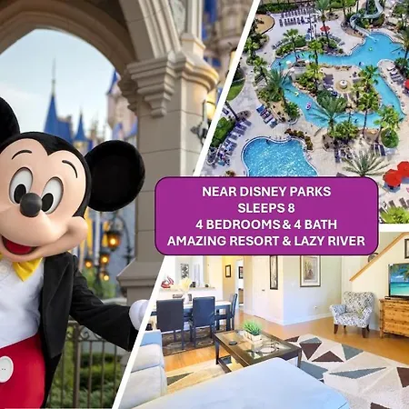 Near Disney Incredible 4 Bd Home - Amazing Resort